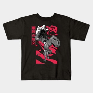 Black neo tokyo Kids T-Shirt